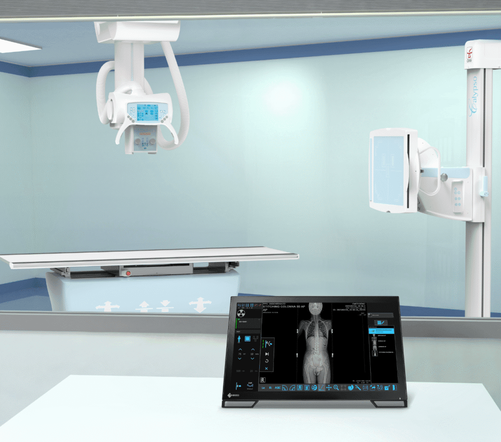 Pracownia RTG z aparatem GMM Calypso i konsolą dotykową
