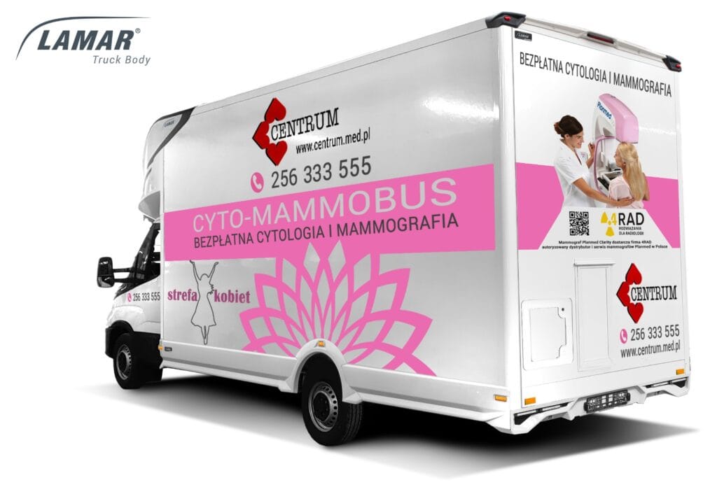Cytomammobus z rozłożonymi schodami wejściowymi
