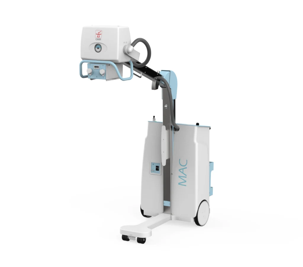 Mobilny aparat RTG GMM MAC z ramieniem lampy
