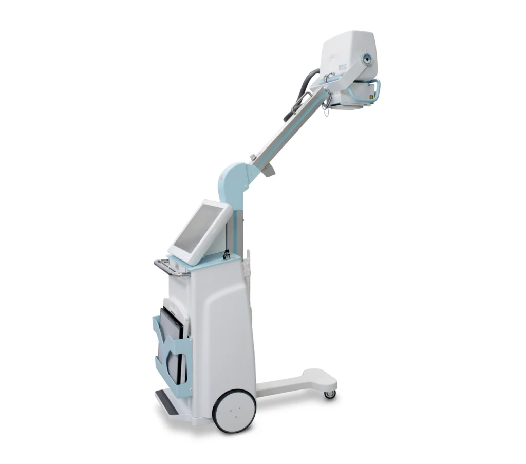 Mobilny aparat RTG GMM MAC z ramieniem uniesionym do góry