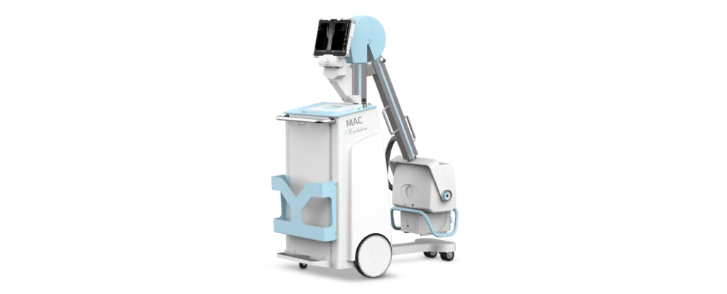 Mobilny aparat RTG GMM MAC Revolution na kołach